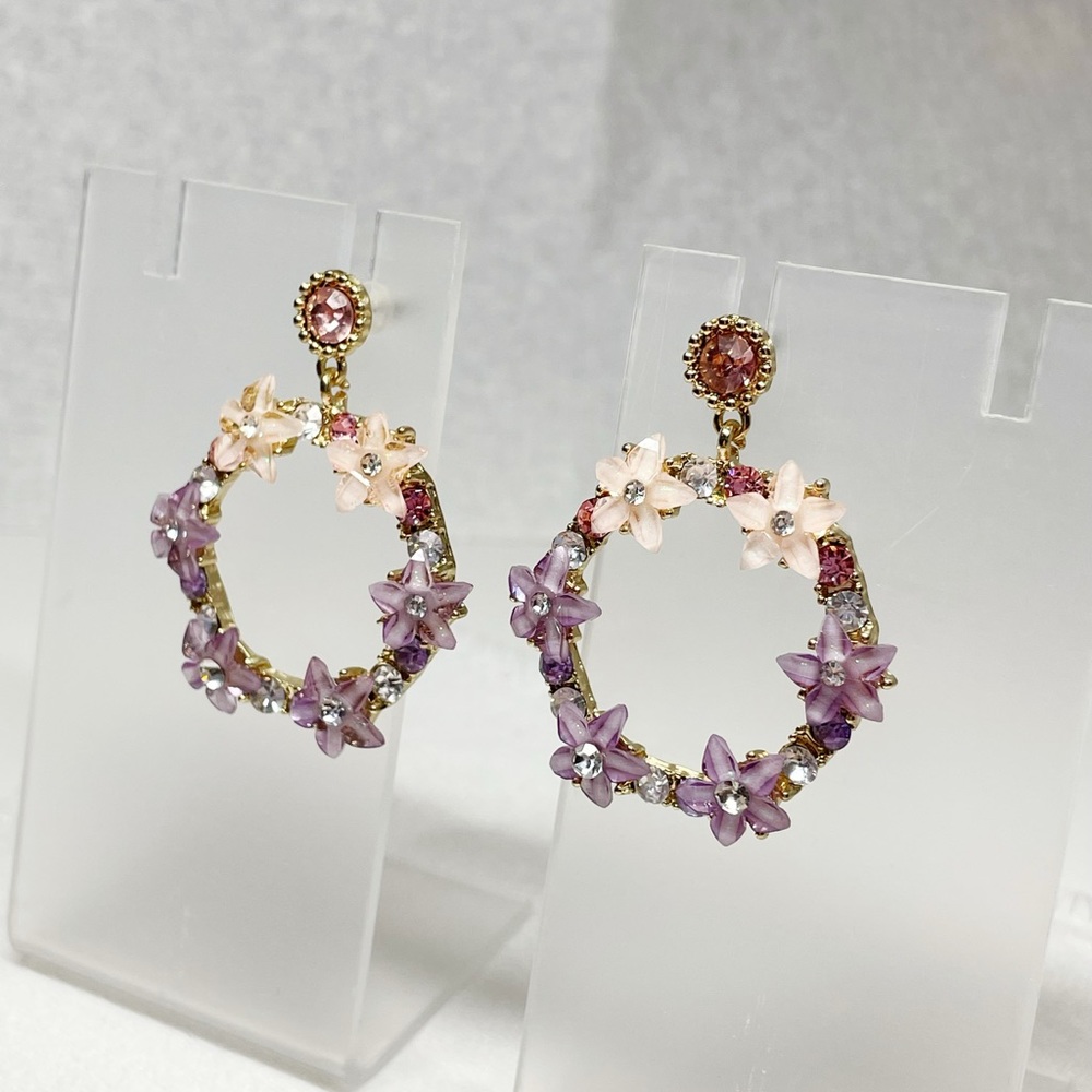 Flower earrings